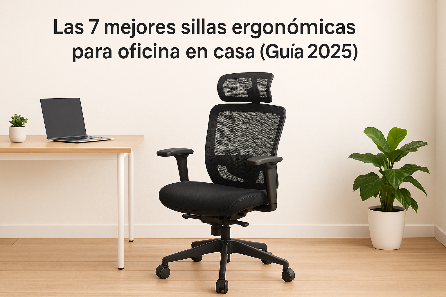 Las 7 mejores sillas ergonómicas para oficina en casa (Guía 2025)